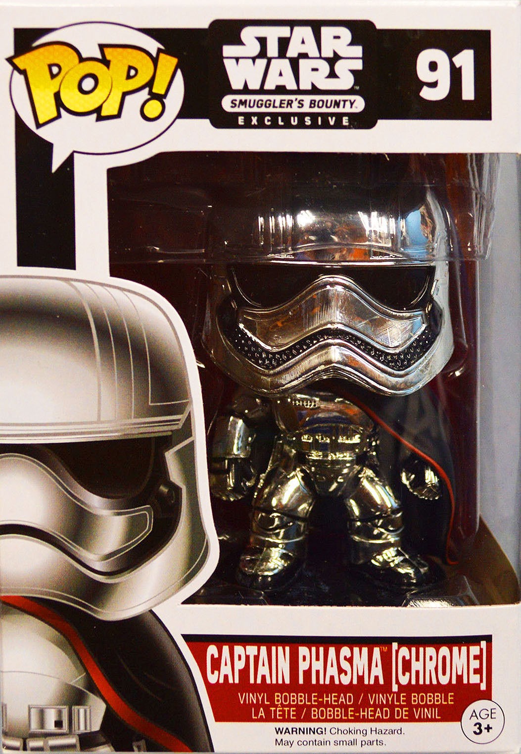 captain phasma funko pop chrome