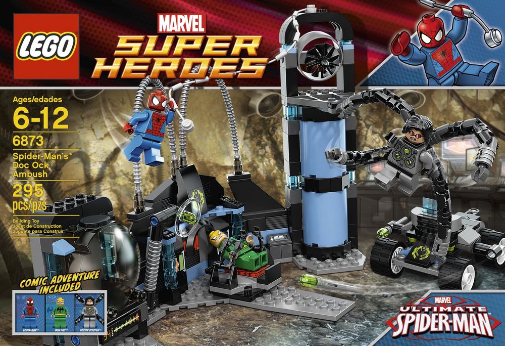 Lego 6873 Spider-Man's Doc Ock Ambush Marvel Super Heroes in Doos | Old ...